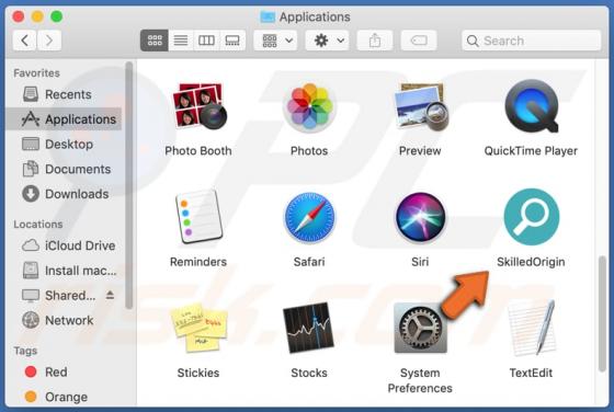 Adware SkilledOrigin (Mac)