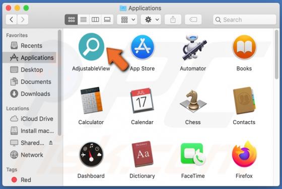 Adware AdjustableView (Mac)